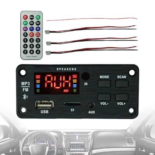 カーオーディオ - ワイヤレスレシーバープレーヤー - ワイヤレス操作 ロスレス音質 デュアル25W 音楽プレーヤー トラックスピーカー対応 車載用 ドライブ